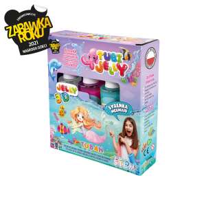 Tubi Jelly 3D Mermaid Jelly Set, 3 colors, creative play, STEM toy, for kids, ages 8+ - Tuban
