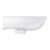 Grohe StartEdge 60*44,8cm falra szerelhető mosdó oldalnézet