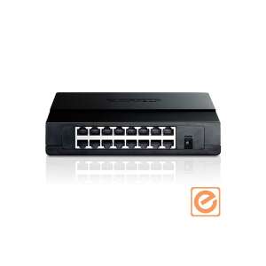 TP-Link TL-SF1016D 16 portos 10/100Mbps nem menedzselhető asztali switch - TP-Link