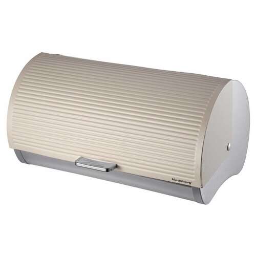 Klausberg KB-7271 Brotdose, Edelstahl, beige, geschlossen
