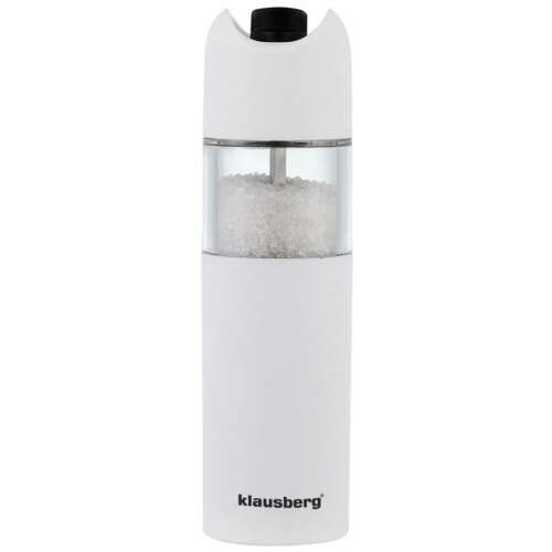 Elektryczny młynek do soli Klausberg, biały, narzędzie kuchenne