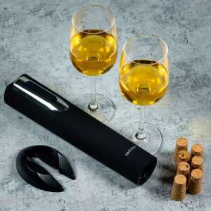 Deschiderător electric de vin Kinghoff, deschiderător de sticle de vin, set de deschiderători de vin, tirbușon electric, deschiderător automat de vin, accesorii pentru vin, instrumente pentru vin, cadou de vin - Kinghoff