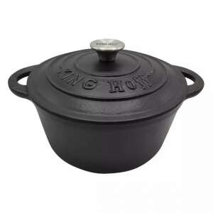 Чугунен съд Kinghoff Kh-1523 22cm 2,4L с капак - Kinghoff