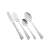 Kinghoff Gloss Kh-3515 Besteckset, 4-teilig, Messer, Gabel, Löffel, Teelöffel