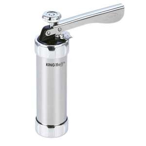 Pras do ciastek Kinghoff, ze stali nierdzewnej, do robienia ciastek, ciast i innych smakołyków - Narzędzie do dekorowania ciast