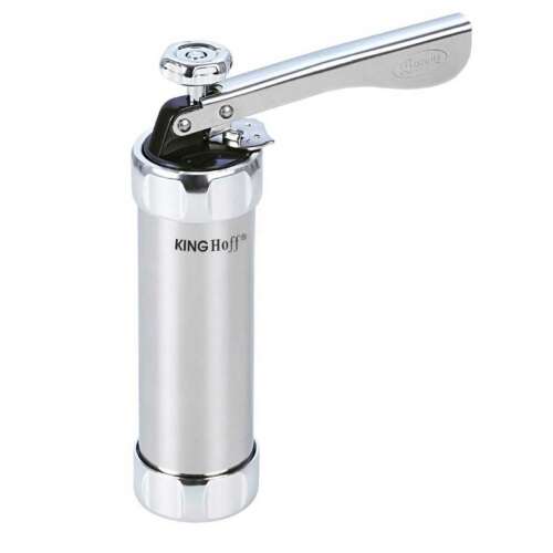 Kinghoff süteményprés, rozsdamentes acél, sütemények, péksütemények és egyéb finomságok készítéséhez