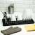 Kinghoff Dish Drying Rack, black, with cutlery holder, for plates, cups, and utensils