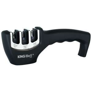 Острилка за ножове Kinghoff KH-1116 с три етапа: диамант, волфрамов стоманен и керамичен - Kinghoff