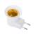 White E27 light bulb adapter with switch and plug, 230V