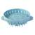 Rotating corner shelf with hooks, blue, for bathroom or kitchen