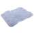 Gray shower mat with foot massage bumps and a scrubbing area, non-slip, for bathroom safety and foot care