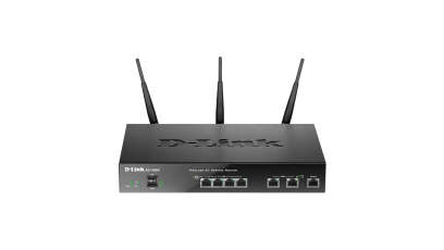 D-link dsr-1000ac 1300 mbit/s vezeték nélküli kétsávos router - fekete