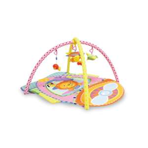 Lorelli Játszószőnyeg játékhíddal - Repülő #rózsaszín-sárga