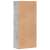 vidaXL beton szürke forgácslap cipősszekrény 80 x 39 x 178 cm hátsó nézet