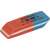 DONAU combined eraser for ink and pencil, blue and red sides