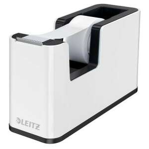 Leitz Wow tape dispenser, white and black, desk tape dispenser, with tape - Leitz