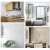 Tapetoo ​​marble look self-adhesive wallpaper, kitchen, bathroom, dining room, hallway