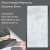 Tapetoo ​​marble look self-adhesive wallpaper, easy to install, waterproof, strong adhesive