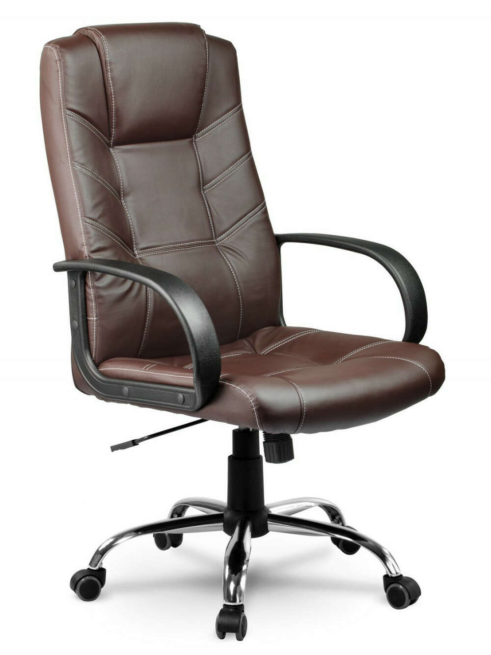 Sofotel EG-221 Ergonomikus Irodakarosszék - Barna Ökobőr