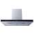 Berden BE-60A-T2 60cm Chimney Range Hood with LED Lighting, Stainless Steel and Glass, 335m3/h