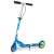 Detská kolobežka Ricokids Kodi modro-zelená, pohľad z uhla