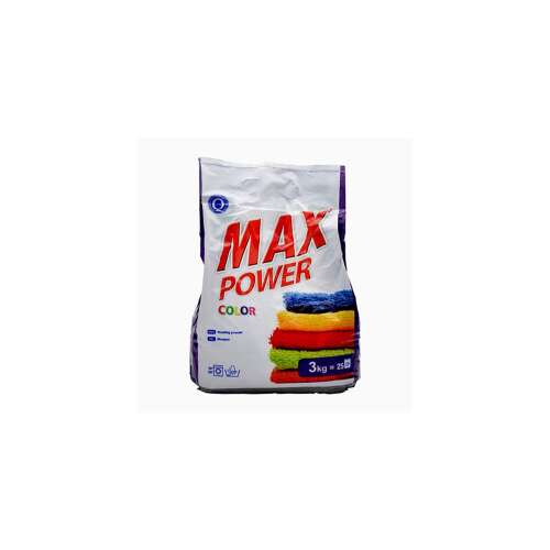 Max Power Color mosópor színes ruhákhoz, 3 kg, 25 mosás - Mosópor