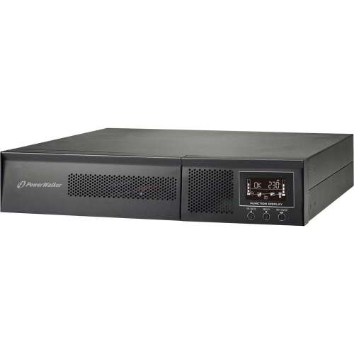 PowerWalker VFI 1500 RMG PF1, 1,5 kVA, 1500 W, online UPS, szünetmentes tápellátás