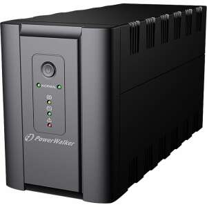PowerWalker VI 2200 UPS schrägansicht mit Ein-/Ausschalter und LED-Anzeigen - Power Walker