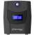 PowerWalker Basic VI 2200 STL UPS Vorderansicht mit blauem Netzschalter und LCD-Display