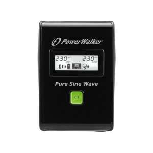 PowerWalker VI 800 SW FR Line-Interactive UPS, 0,8 kVA, 480 W, 2 AC-Ausgänge, reine Sinuswelle - Power Walker