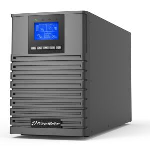 PowerWalker VFI 1000 Online UPS преден изглед, Непрекъсваемо захранване с LCD дисплей - Непрекъсваемо захранване
