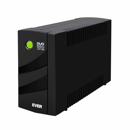 Непрекъсваемо захранване EVER DUO 550VA UPS с AVR и USB