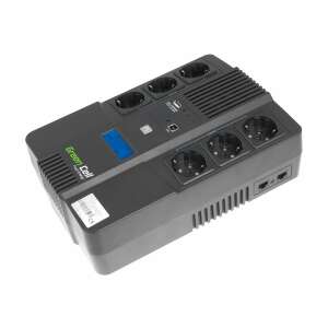 Green Cell UPS06 LCD 600 VA, 360 W fekete szünetmentes tápegység 58105632 