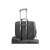 Natec DOBERMAN 17.3 inch black laptop bag, attached to a rolling suitcase