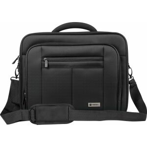 Natec Boxer 17.3 hüvelykes laptoptáska, fekete nylon twill - Natec