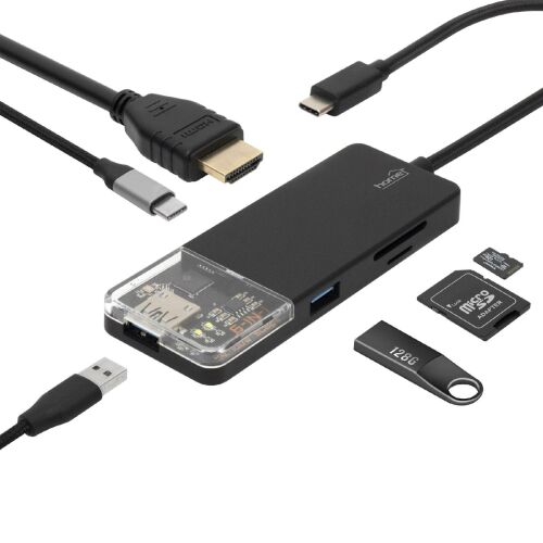 Stacja dokująca Home USBHUB6 z portami HDMI, USB i czytnikiem kart