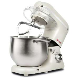 Mixer stand Girmi IM50, crem, cu bol de oțel inoxidabil și cârlig de frământat - Tocatoare de bucătărie și Roboți de bucătărie
