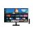 Samsung Smart Monitor M5 27 cali widok z przodu z interfejsem Smart TV