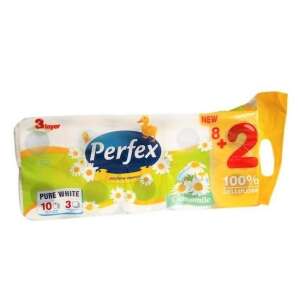 Perfex 3 rétegű WC papír kamilla illattal, 10 tekercs - Perfex