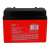 12V 4Ah Motorkerékpár Akkumulátor hátulja, LTX4L-BS (GEL), piros, fekete, vonalkód, figyelmeztető feliratok