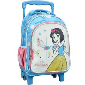 Disney Prinzessin Schneewittchen Rollrucksack, 30 cm, blau und weiß, mit Rollen und Griff - Homyl Rucksäcke & Taschen für Kindergarten