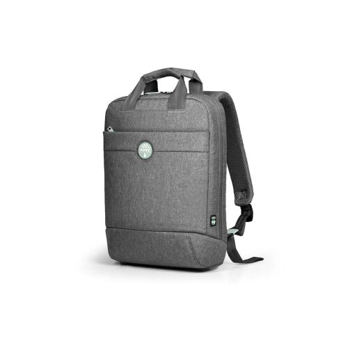 Port Designs Yosemite Eco Rucksack 13-14 Zoll Grau, vordere Winkelansicht