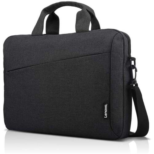 Lenovo T210 Casual Toploader 15,6 hüvelykes laptop táska, fekete, oldalnézet 