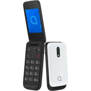 Alcatel 2057D Összecsukható Mobiltelefon - Dual SIM - Fehér