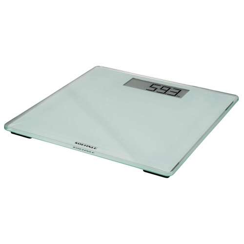 Soehnle Style Sense Comfort 100 digitálna kúpeľňová váha, biela, sklenená platforma, veľký LCD displej