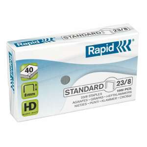 Rapid Standard 23/8 staples, 1000 pieces, heavy duty, 8mm leg length - Rapid Staple