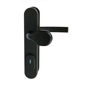 R.701.ZB.CE.TB3 biztonsági ajtókilincs, 92mm U-Form, fekete, RC3 minősítésű - Ajtó