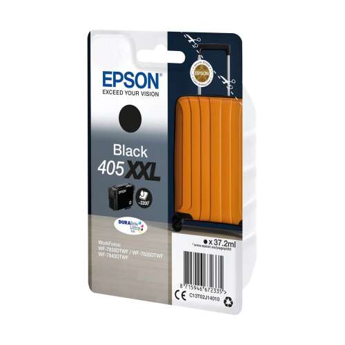Epson 405XXL DURABrite Ultra tintapatron, fekete, extra nagy kapacitású, 37,2 ml