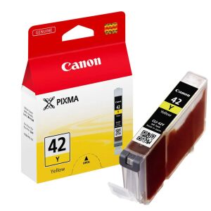 Canon CLI-42Y Gelbe Tintenpatrone für PIXMA Pro 100 - Drucker & Scanner