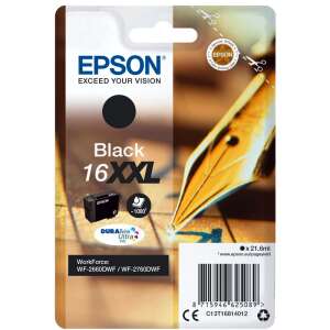 Epson C13T16814012 schwarze Tintenpatrone, 16XXL, extra hohe Kapazität, für Epson WorkForce WF-2660DWF und WF-2760DWF Drucker - Epson